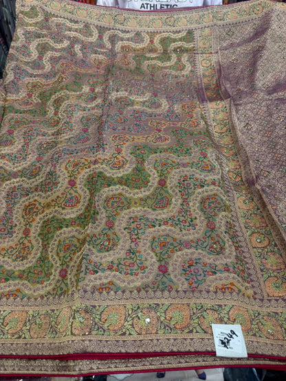 Beautiful designer pure silk saree