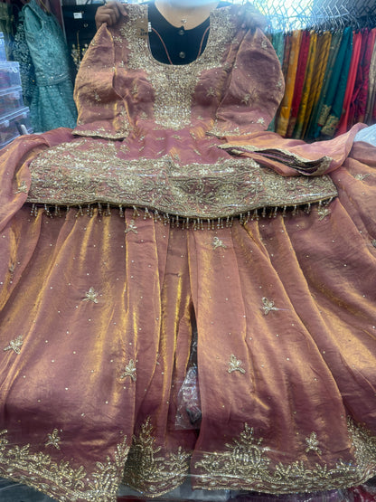 Beautiful designer sharara suit