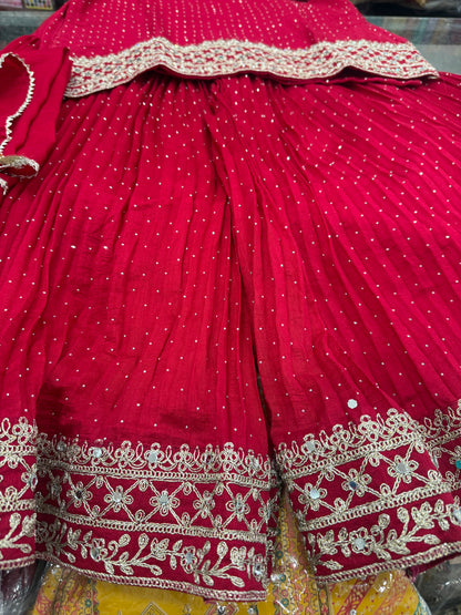Beautiful designer sharara suit