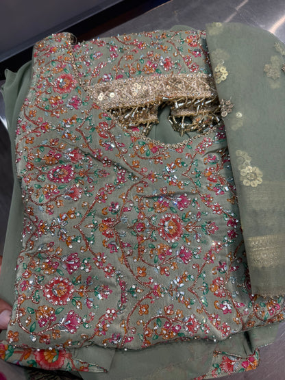 Beautiful designer sharara suit