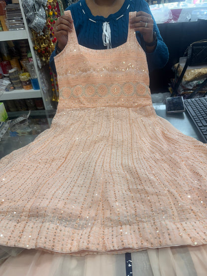 Beautiful designer peplum top Sharara suit