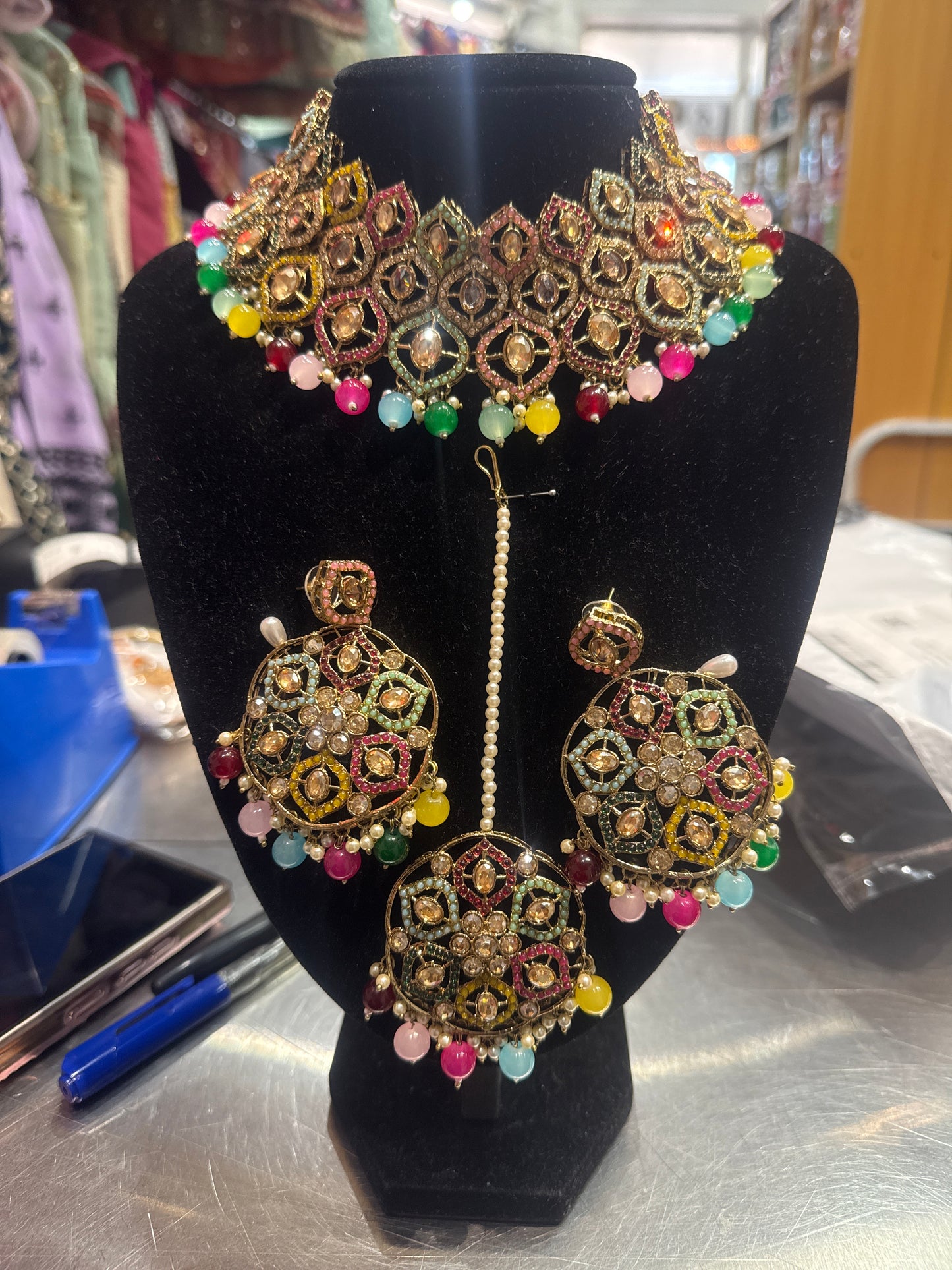 Beautiful designer necklace set