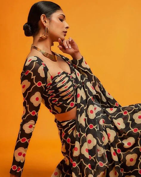 Beautiful designer celebrity inspired saree