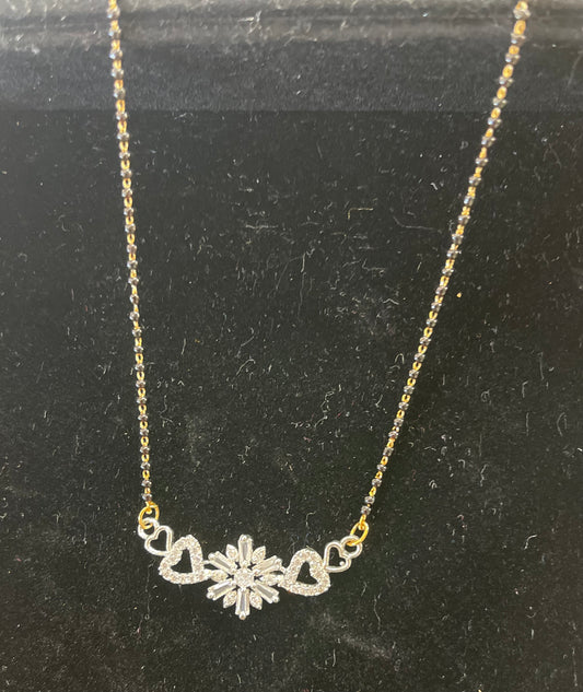 Beautiful designer American diamond mangalsutra