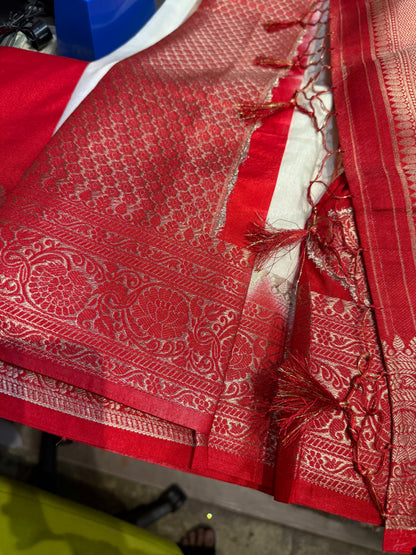 Beautiful designer silk saree