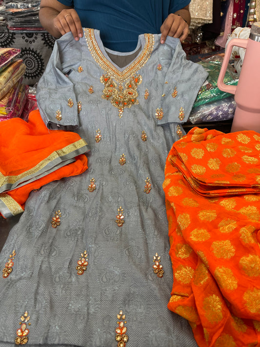 Beautiful designer punjabi patiala suit