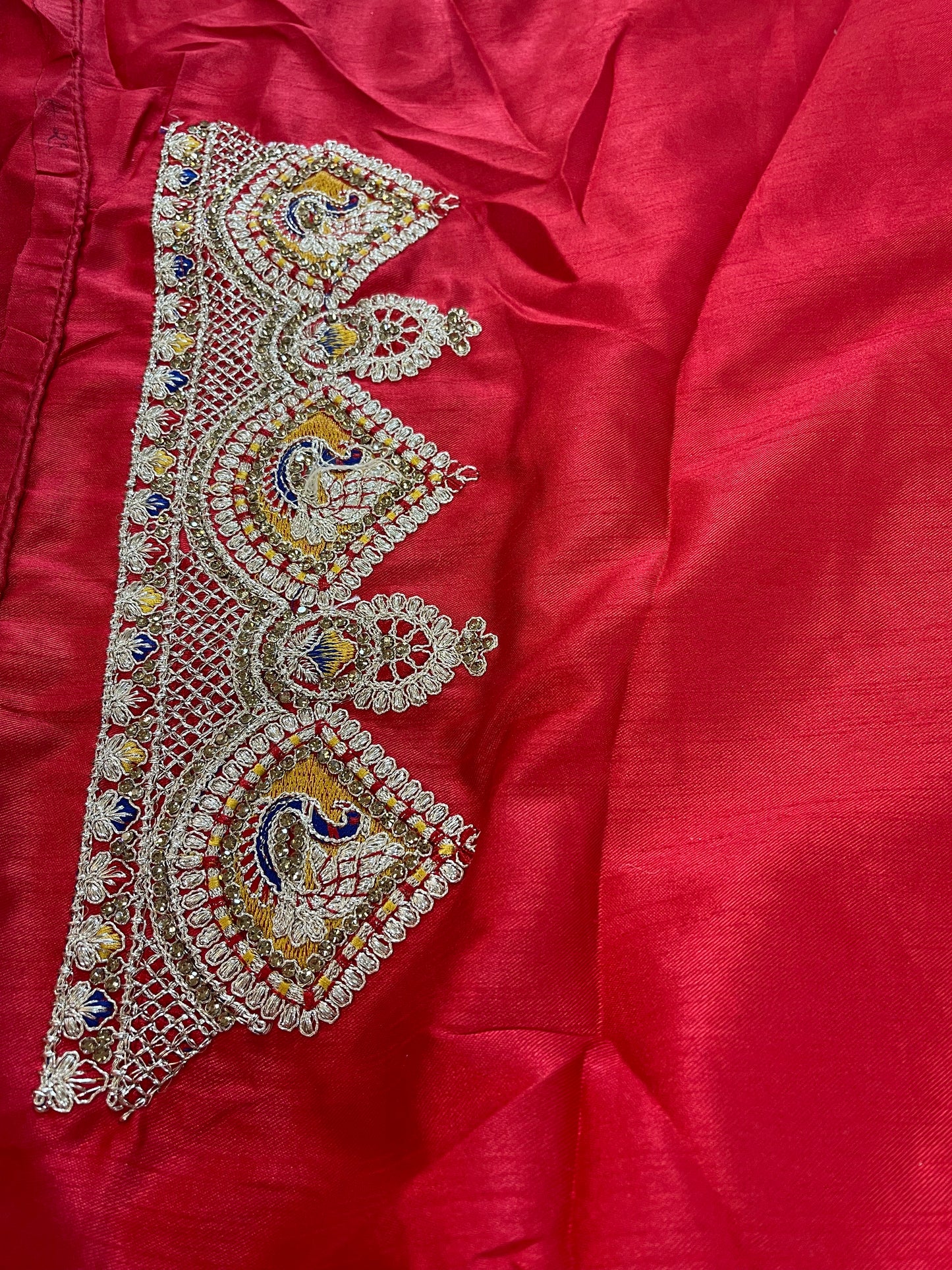 Beautiful designer silk saree