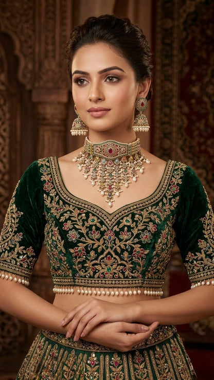 Beautiful designer necklace set