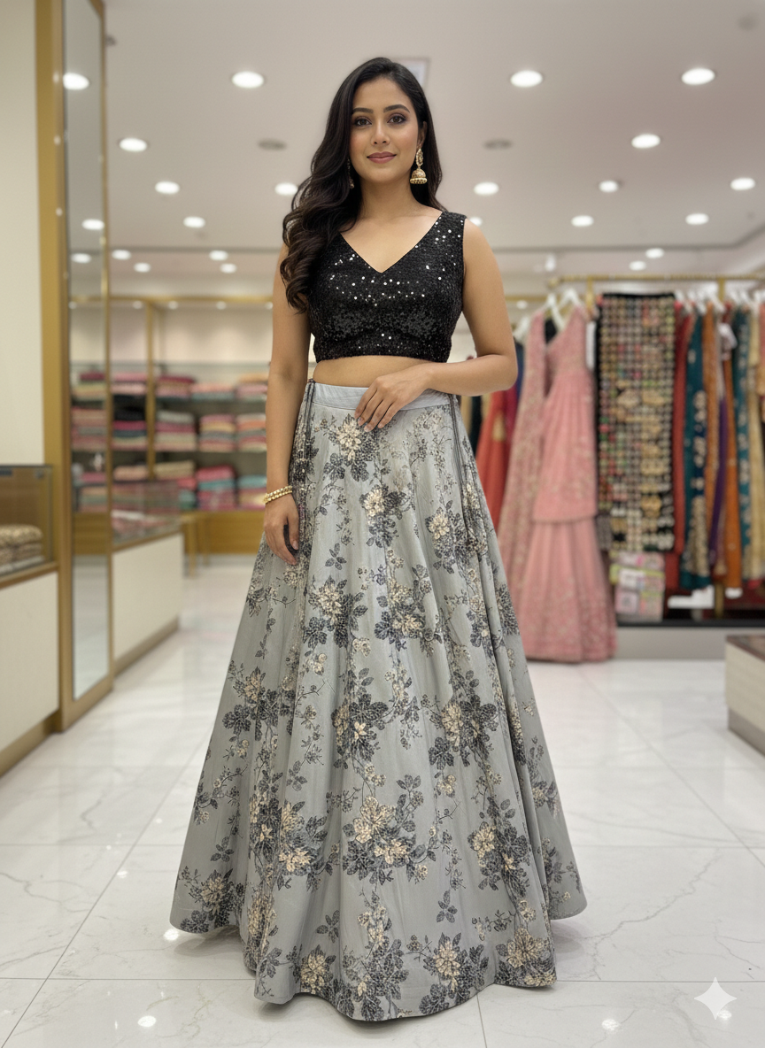 Beautiful designer readymade lengha choli
