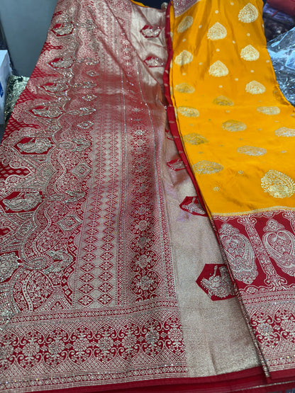 Beautiful designer pure silk saree