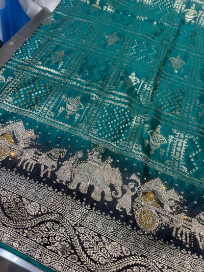 Beautiful designer pure silk saree