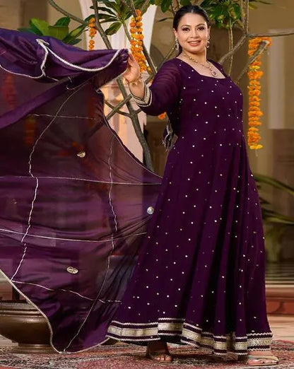 Beautiful designer anarkali suit