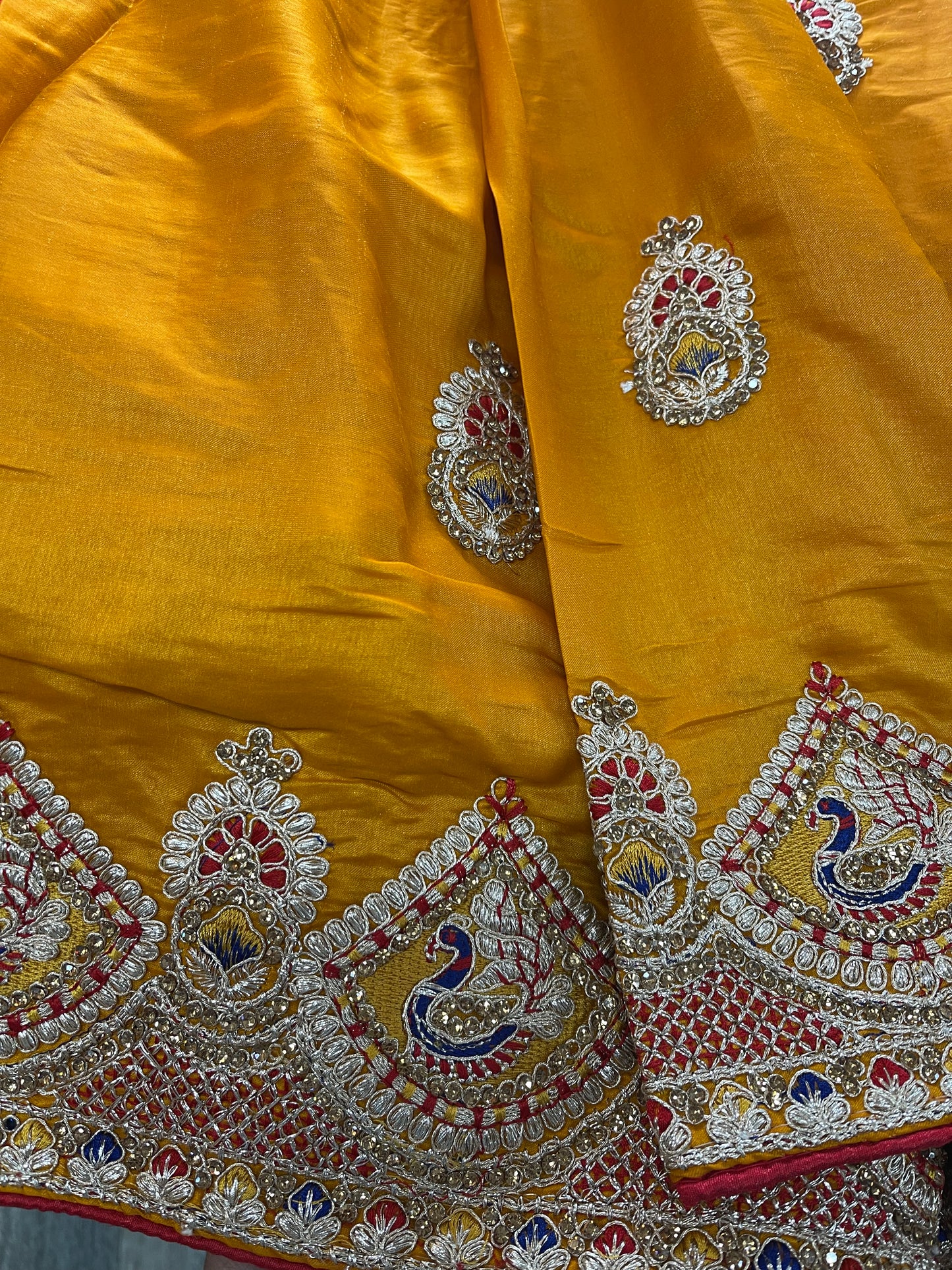 Beautiful designer silk saree