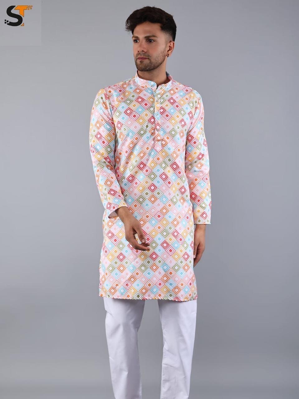 Beautiful designer kurta pyjama set