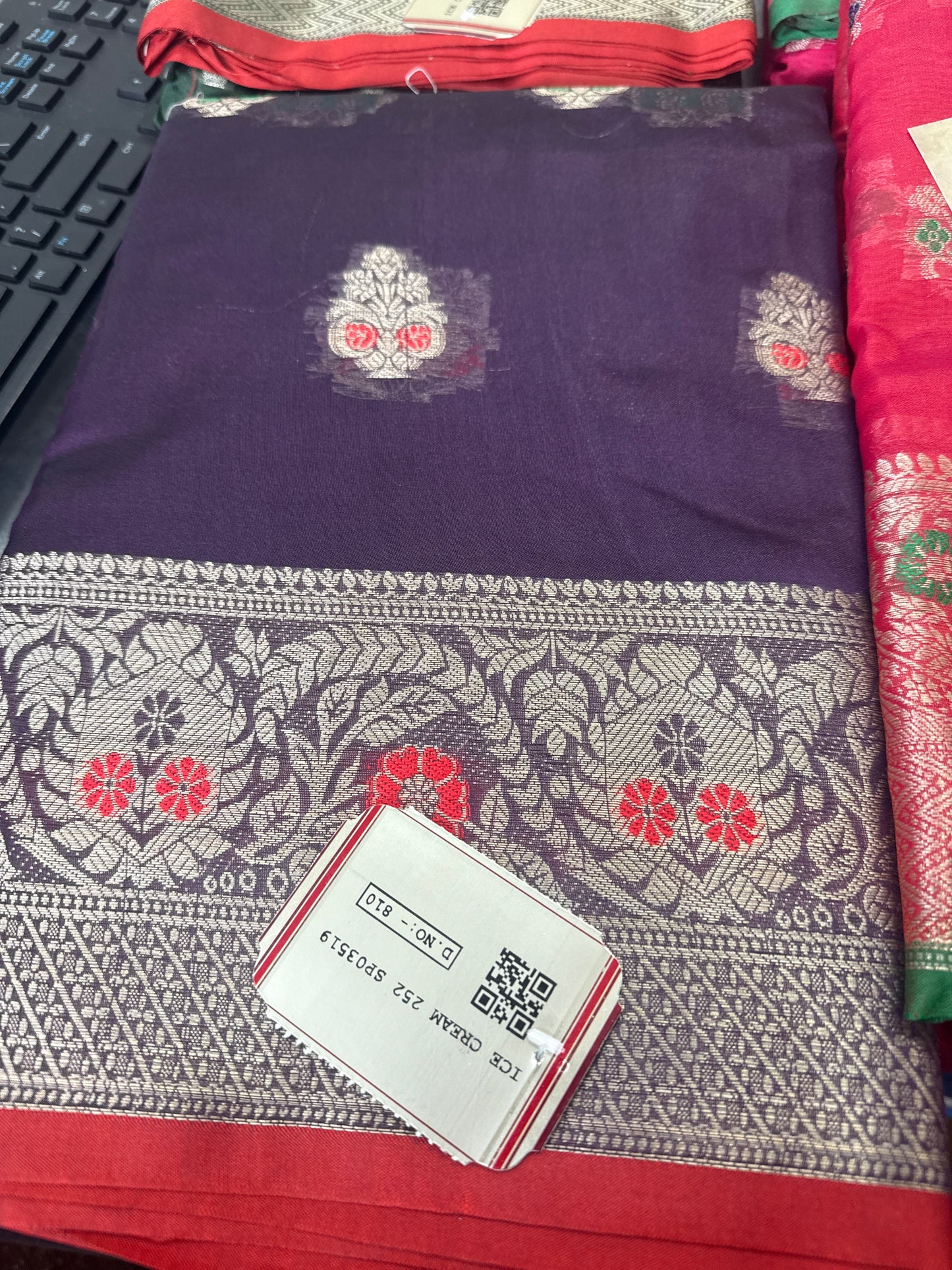 Beautiful designer silk saree