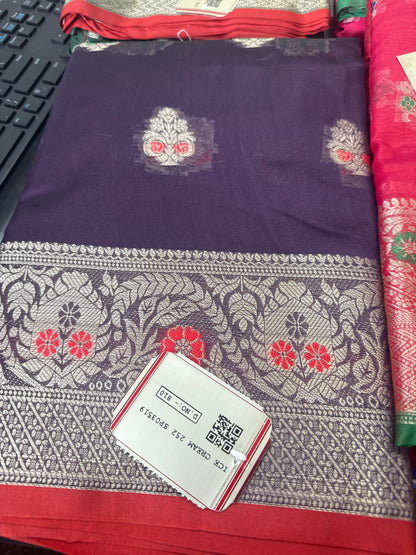 Beautiful designer silk saree