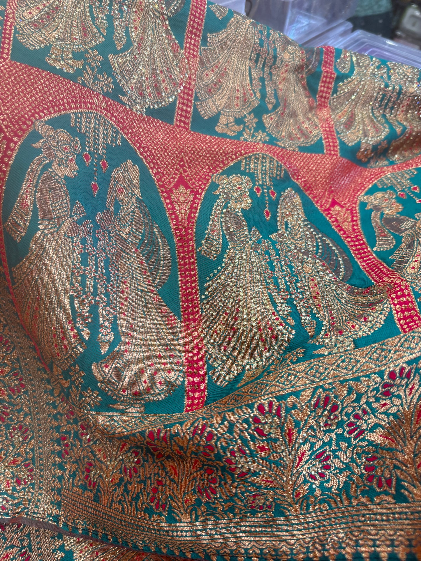 Beautiful designer pure silk saree