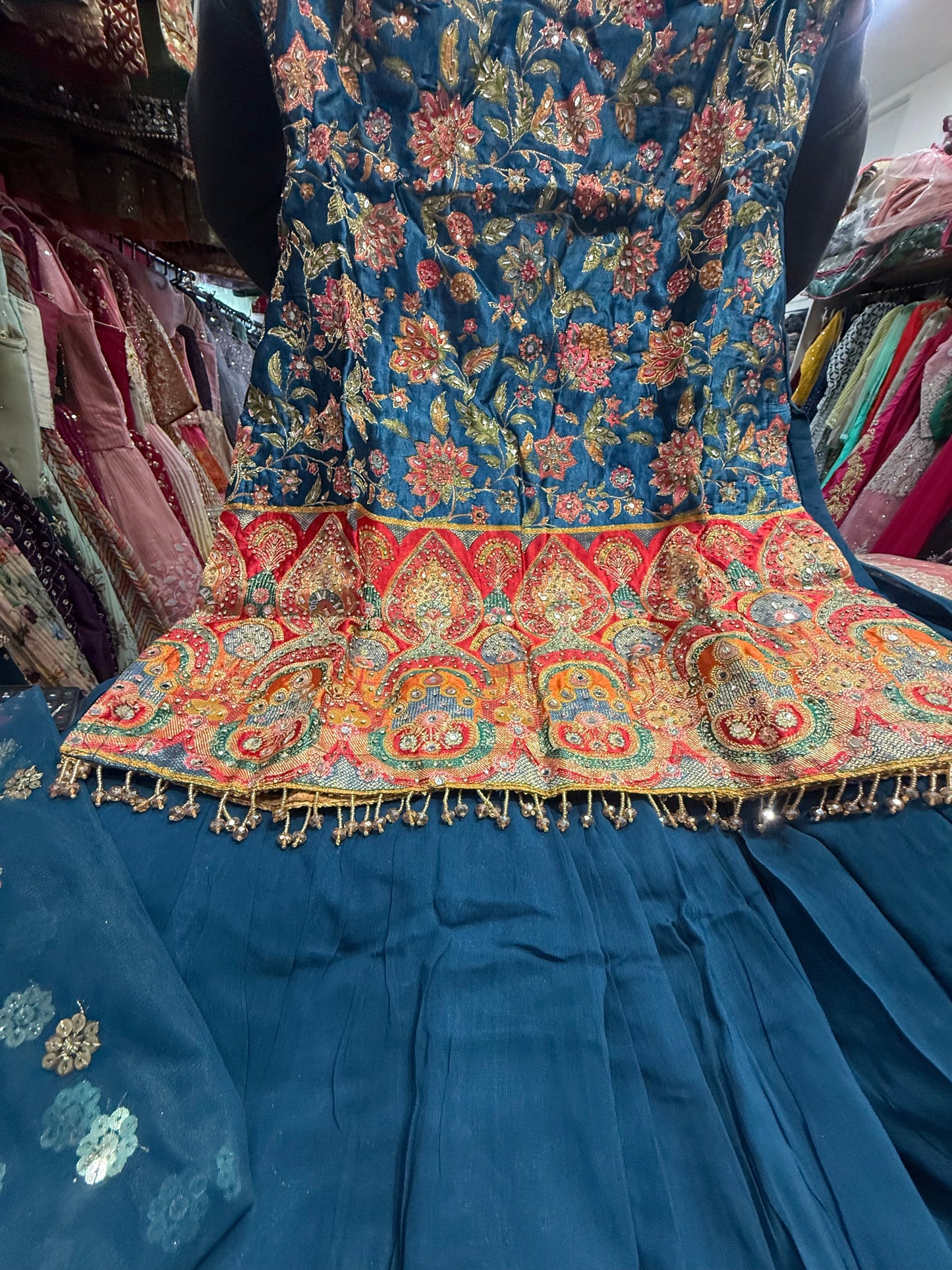 Beautiful designer plazo suit