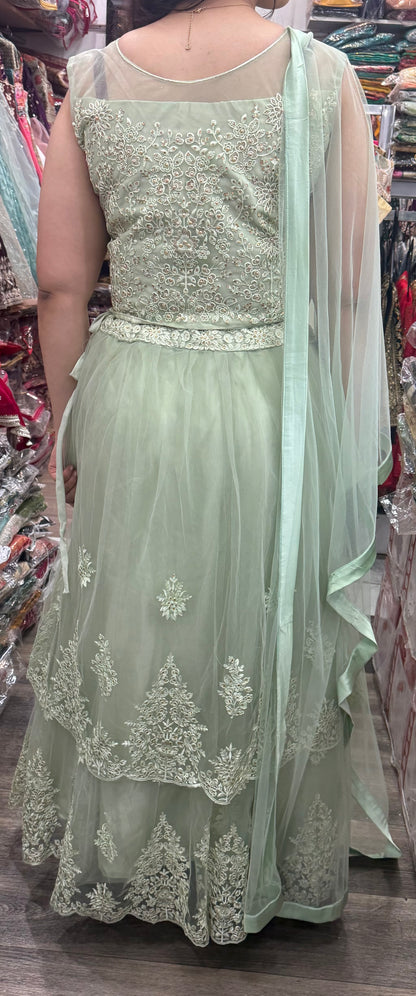 Beautiful designer fully embroidery lengha choli