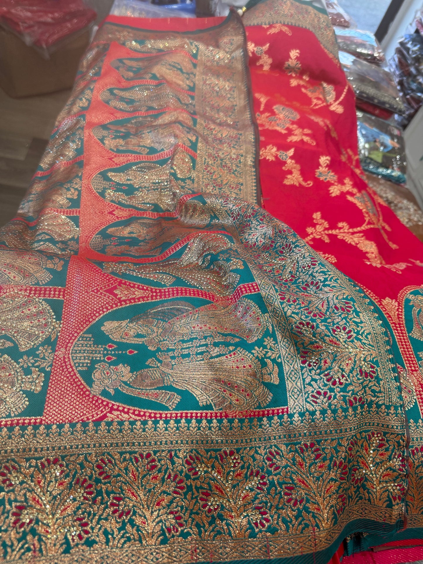 Beautiful designer pure silk saree