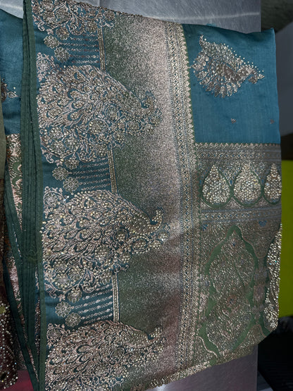 Beautiful designer pure silk saree
