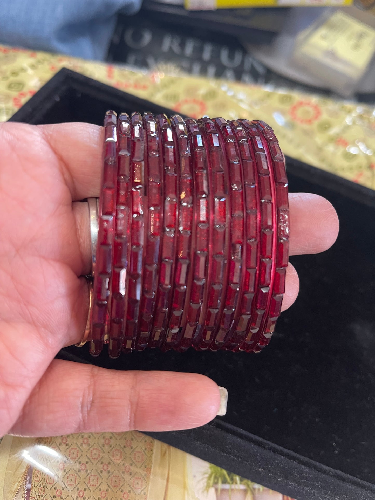 Beautiful designer glass bangles