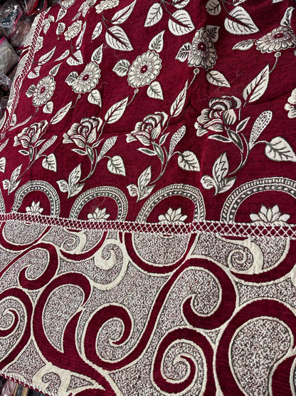 Beautiful designer velvet king size bedspread