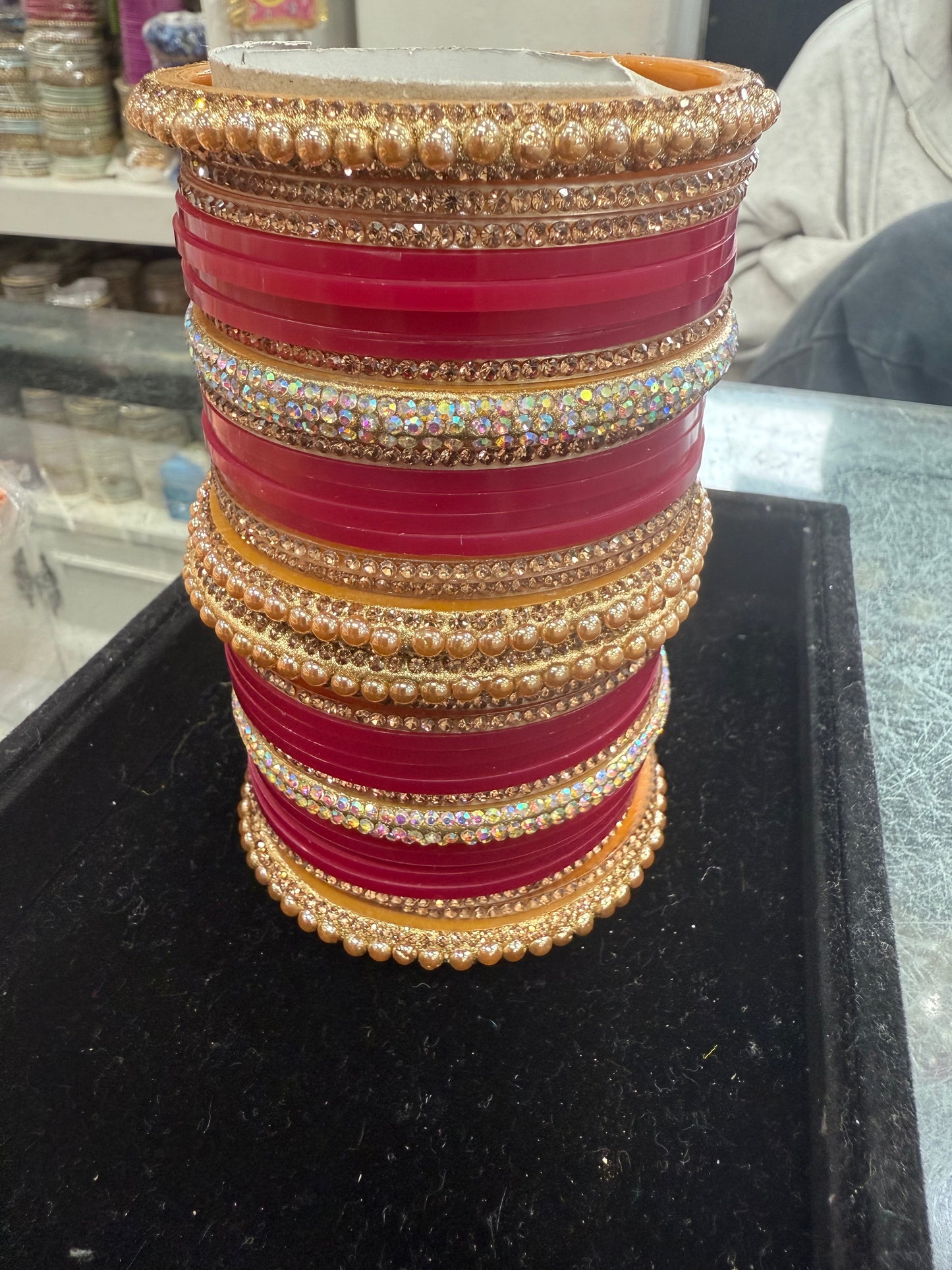 Beautiful designer Chura bangles set