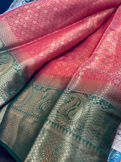 Beautiful designer silk saree