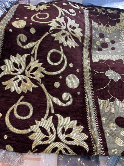 Beautiful designer velvet bedspread