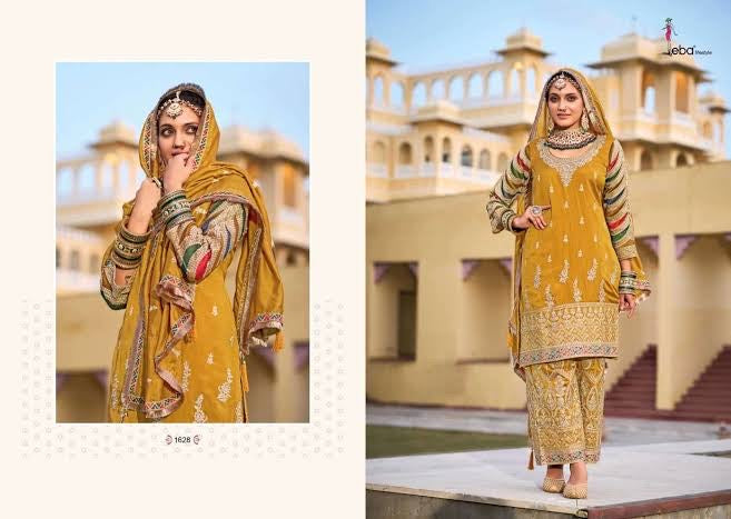 Beautiful designer plazo suit