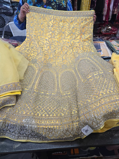 Beautiful designer heavily embroidery lengha choli