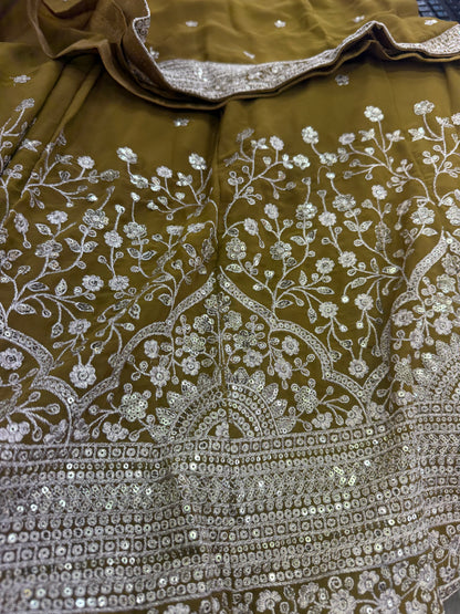 Beautiful designer plazo suit