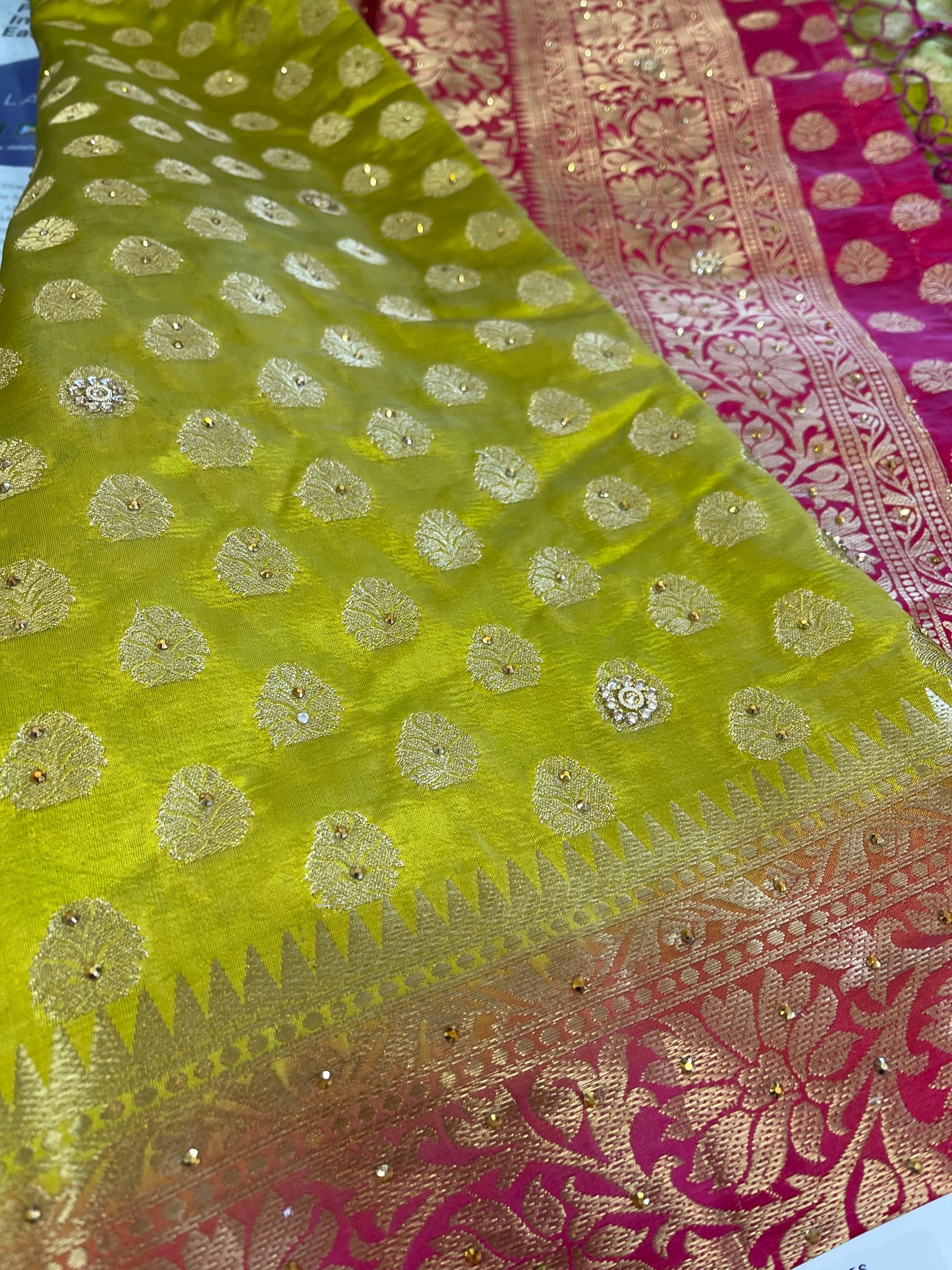 Beautiful designer silk saree