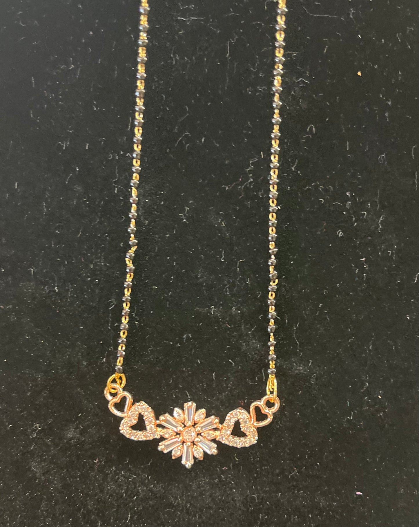 Beautiful designer American diamond mangalsutra