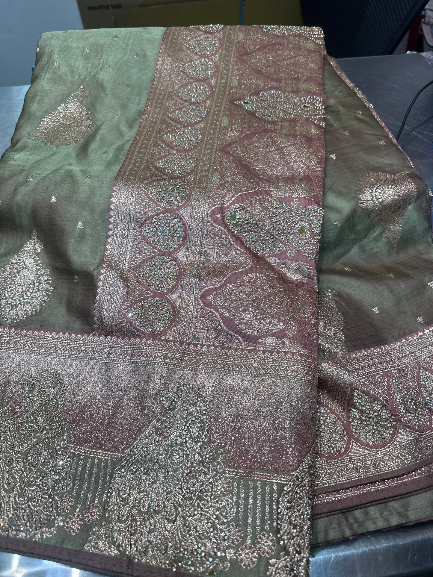 Beautiful designer pure silk saree
