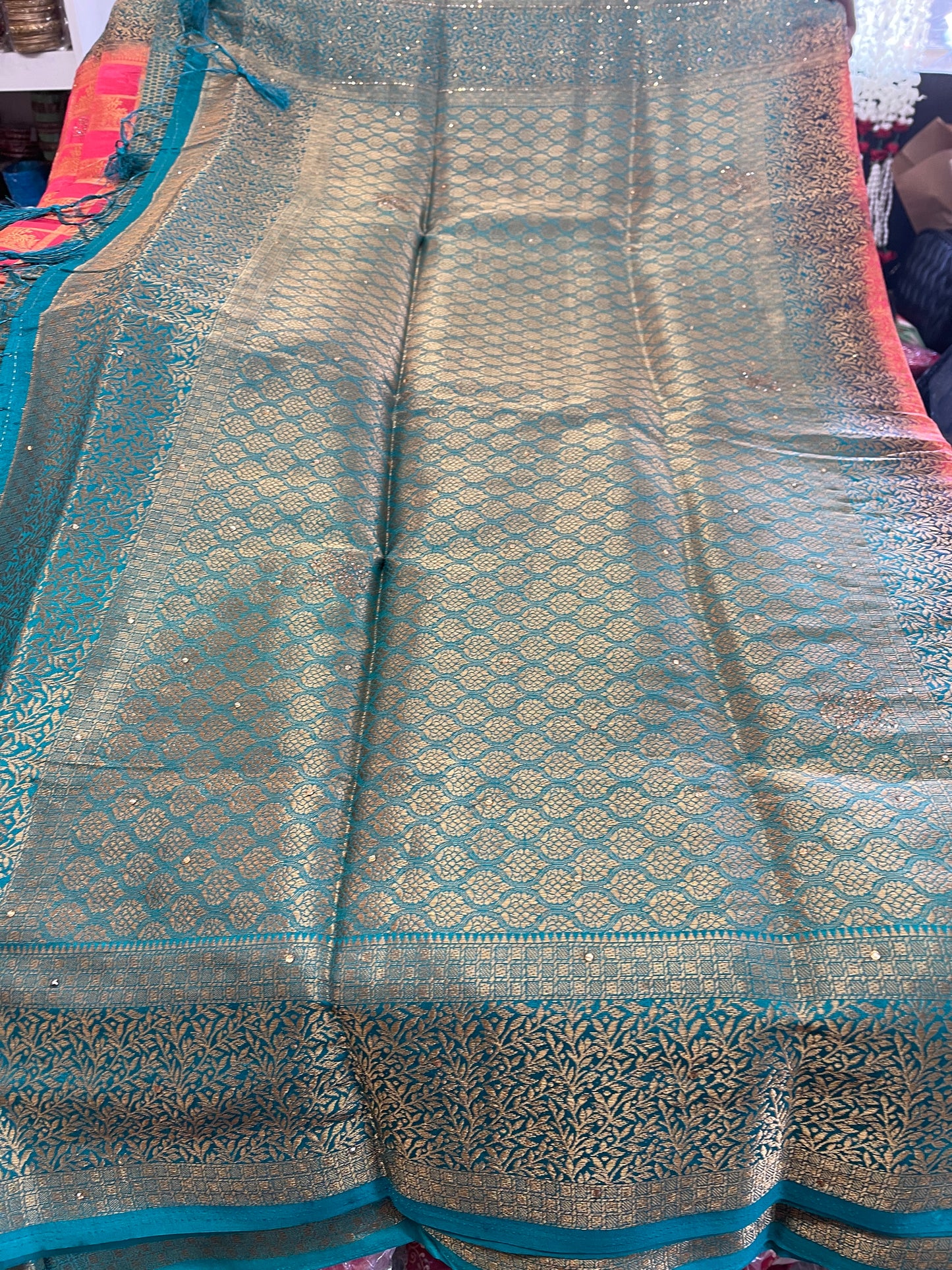 Beautiful designer silk saree