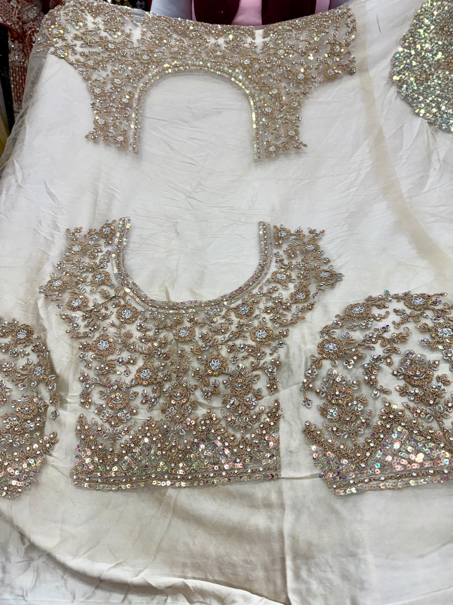 Beautiful designer heavily embroidery lengha choli