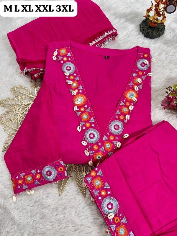 Beautiful designer Kurti pants dupatta set
