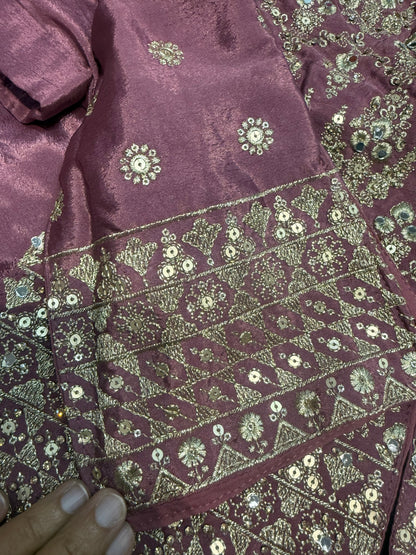 Beautiful designer plazo suit
