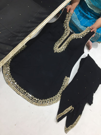 Beautiful designer dhoti patiala suit