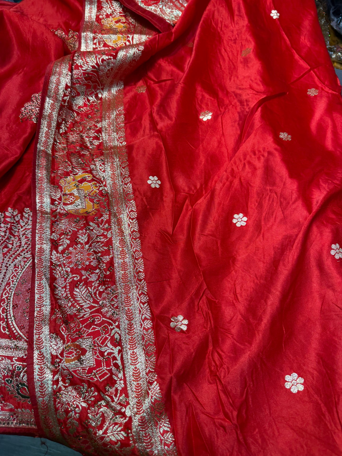 Beautiful designer pure silk saree