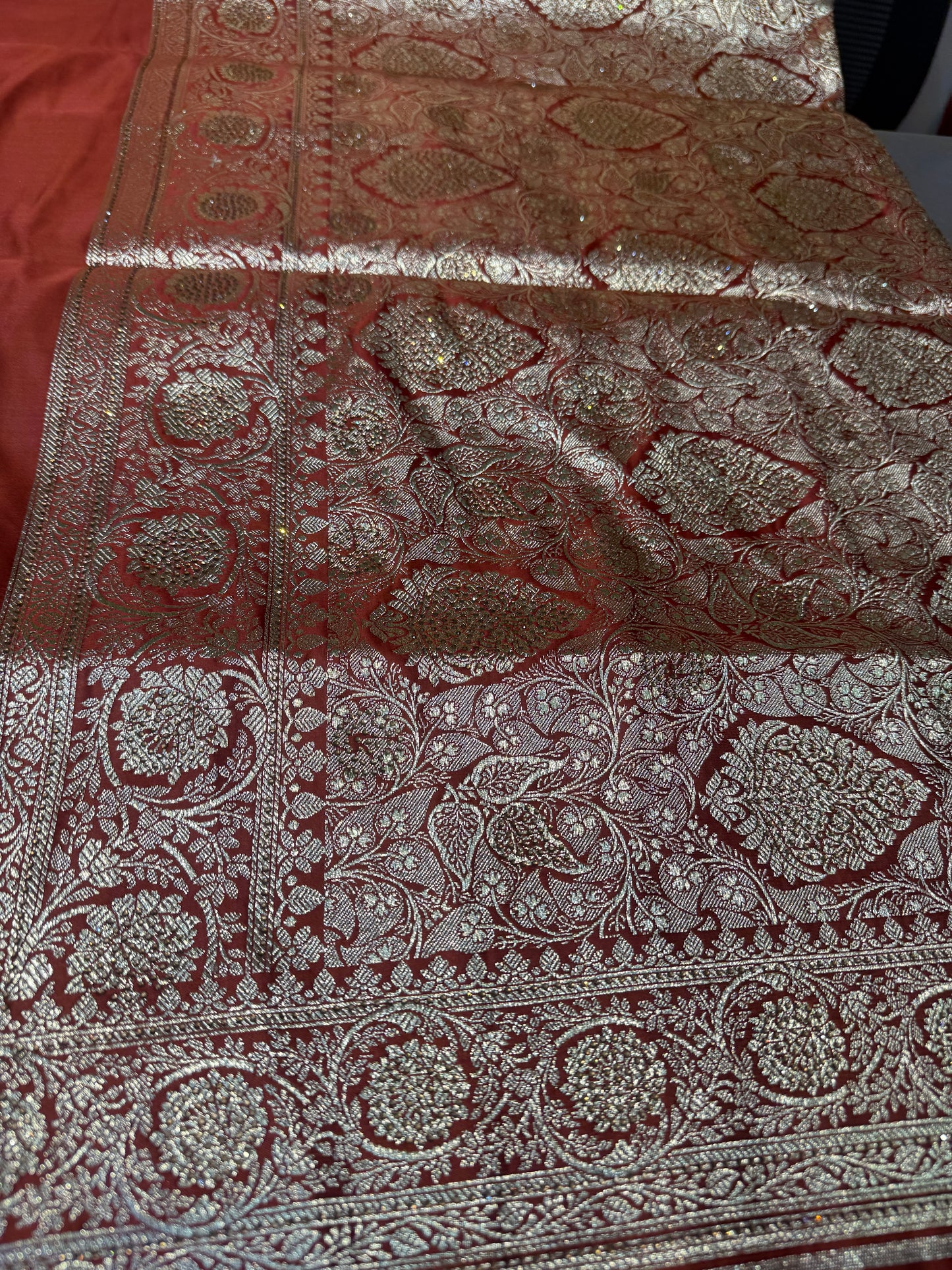 Beautiful designer pure silk saree