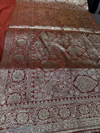 Beautiful designer pure silk saree