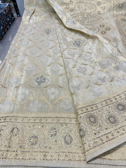 Beautiful designer pure silk saree