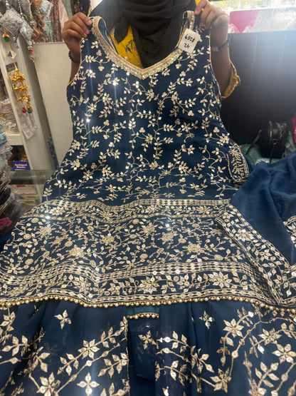 Beautiful designer sharara suit