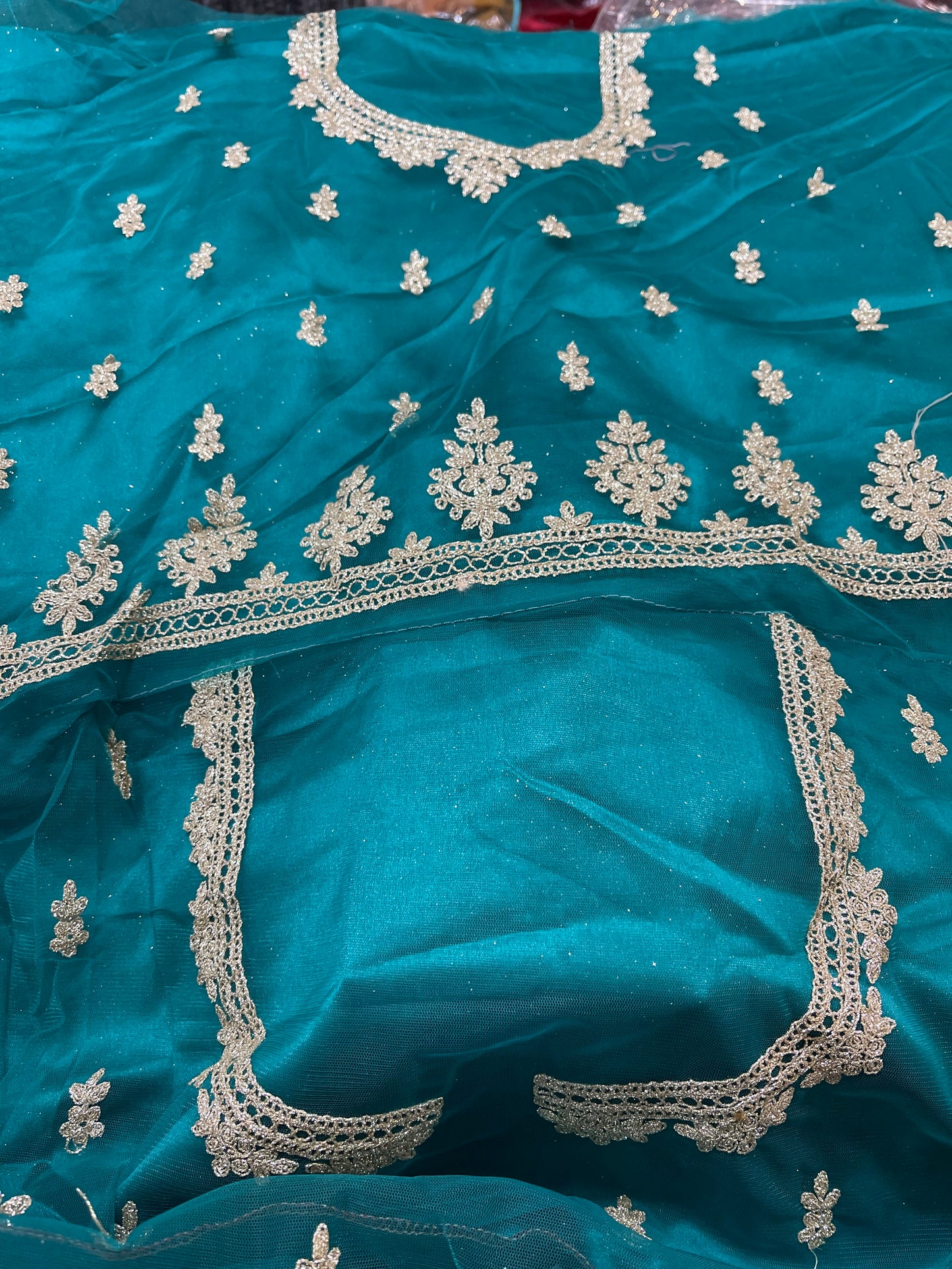 Beautiful designer heavily embroidery lengha choli