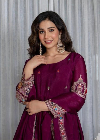 Beautiful designer anarkali suit