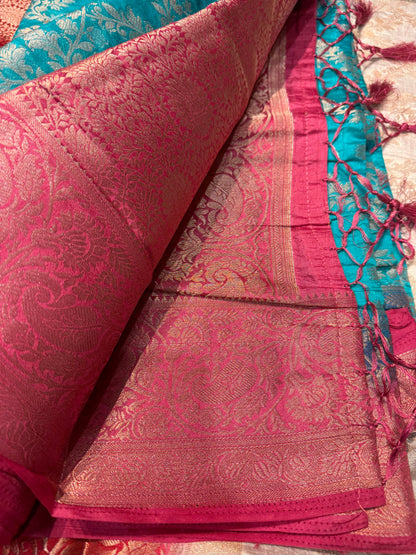 Beautiful designer silk saree