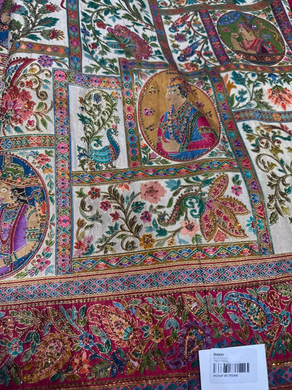 Beautiful designer Pure Kanni Silk Woven Sarees with Sabysachi Border